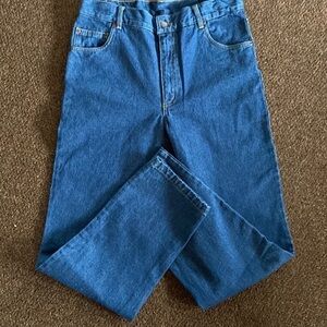 𝅺SCANDIA Woods jeans. Rugged pristine. Look great, cowboy. Rustic Quality.